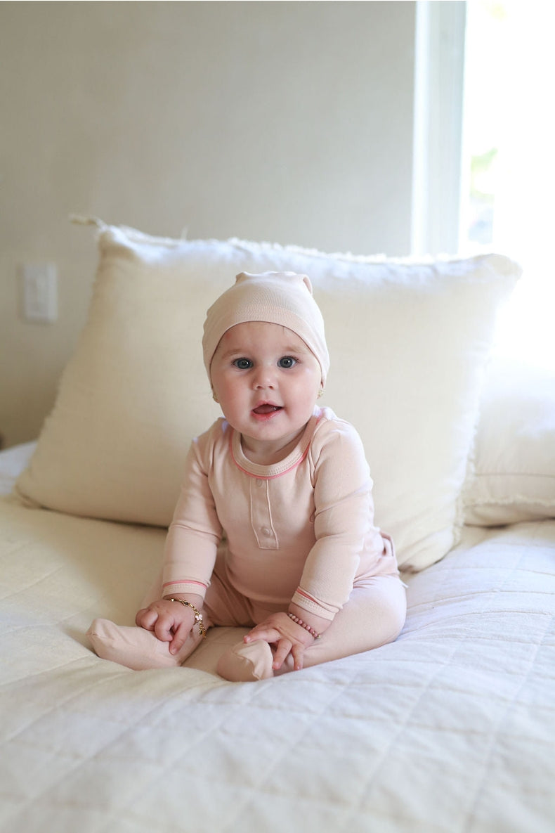 Pink Grandpa Onesie and Hat