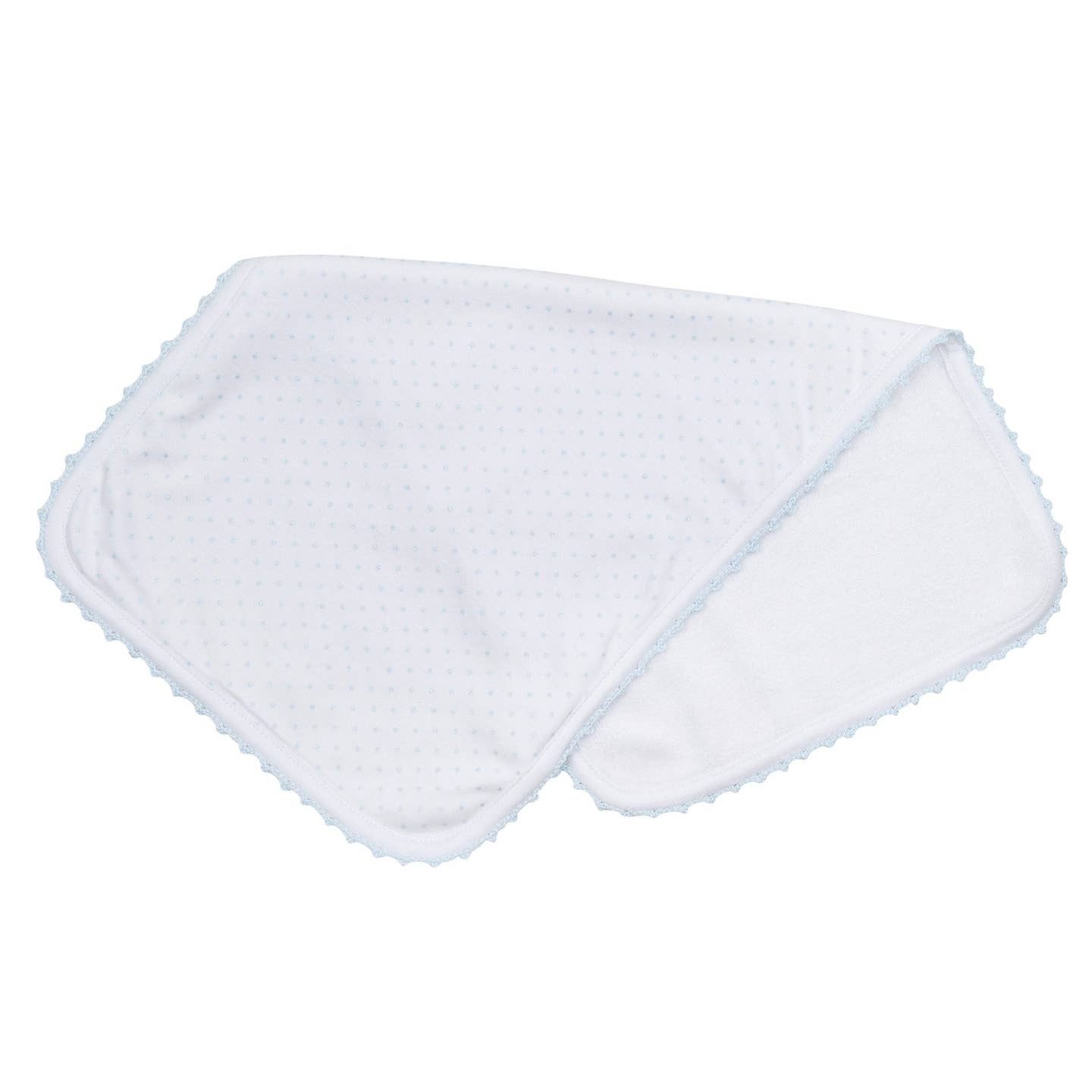 Magnolia Little Love Blue Bib Burp cloth Set