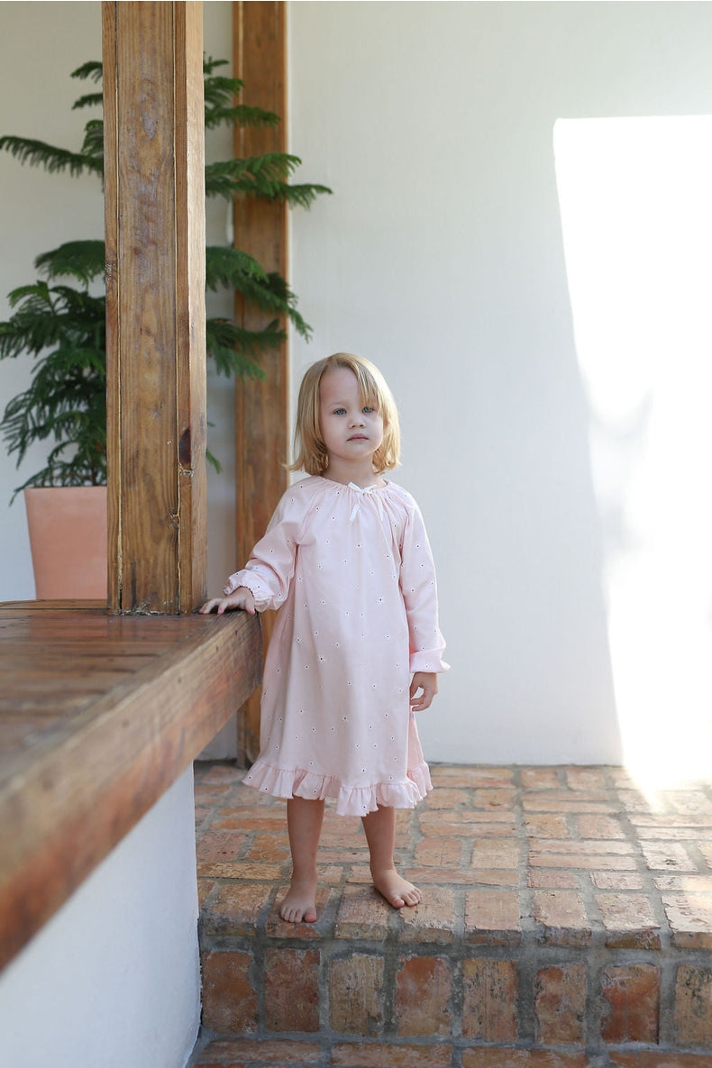 Pink Floral Nightgown