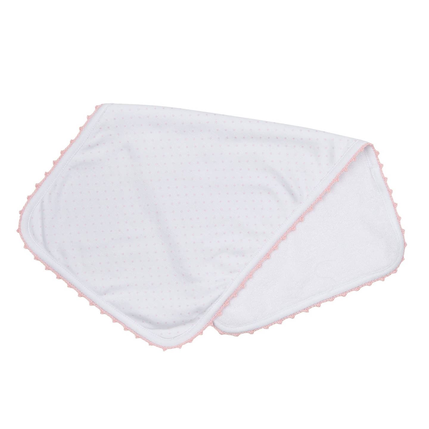 Magnolia Little Love Pink Bib Burp cloth Set