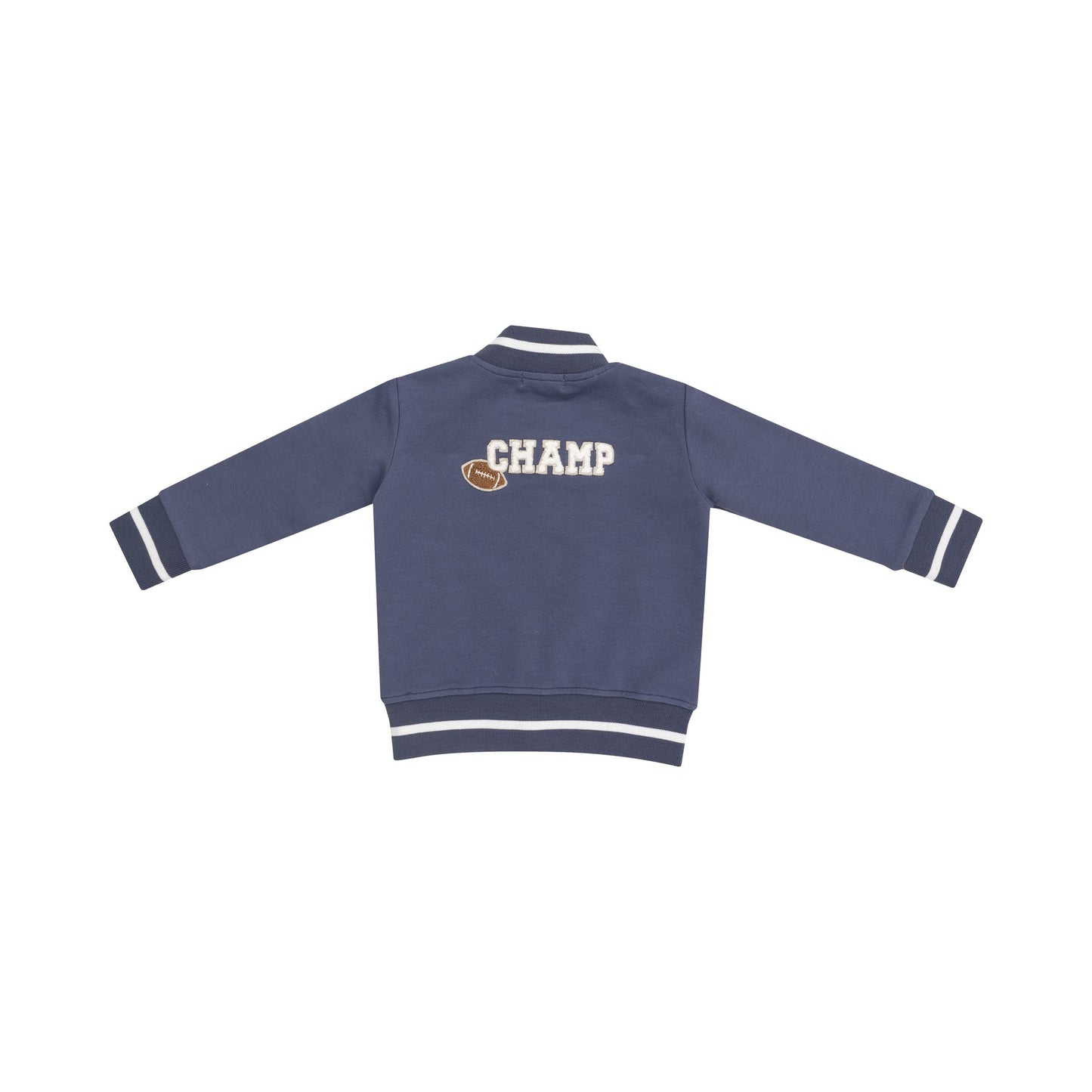 Angel Dear Navy Football Letterman Jacket