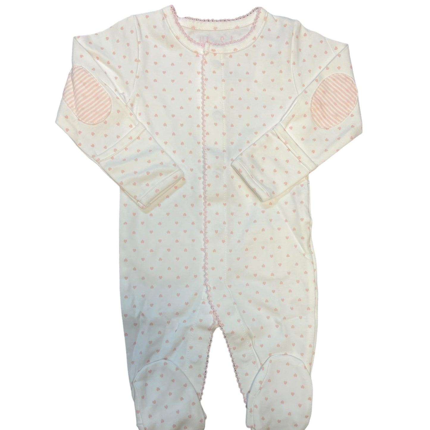 Baby Girls Mini Pink Hearts Onesie