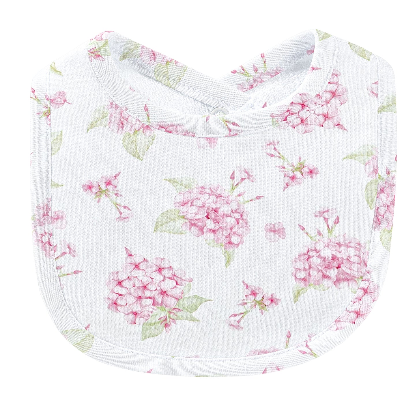 Hydrangeas Bib and Burpcloth Set