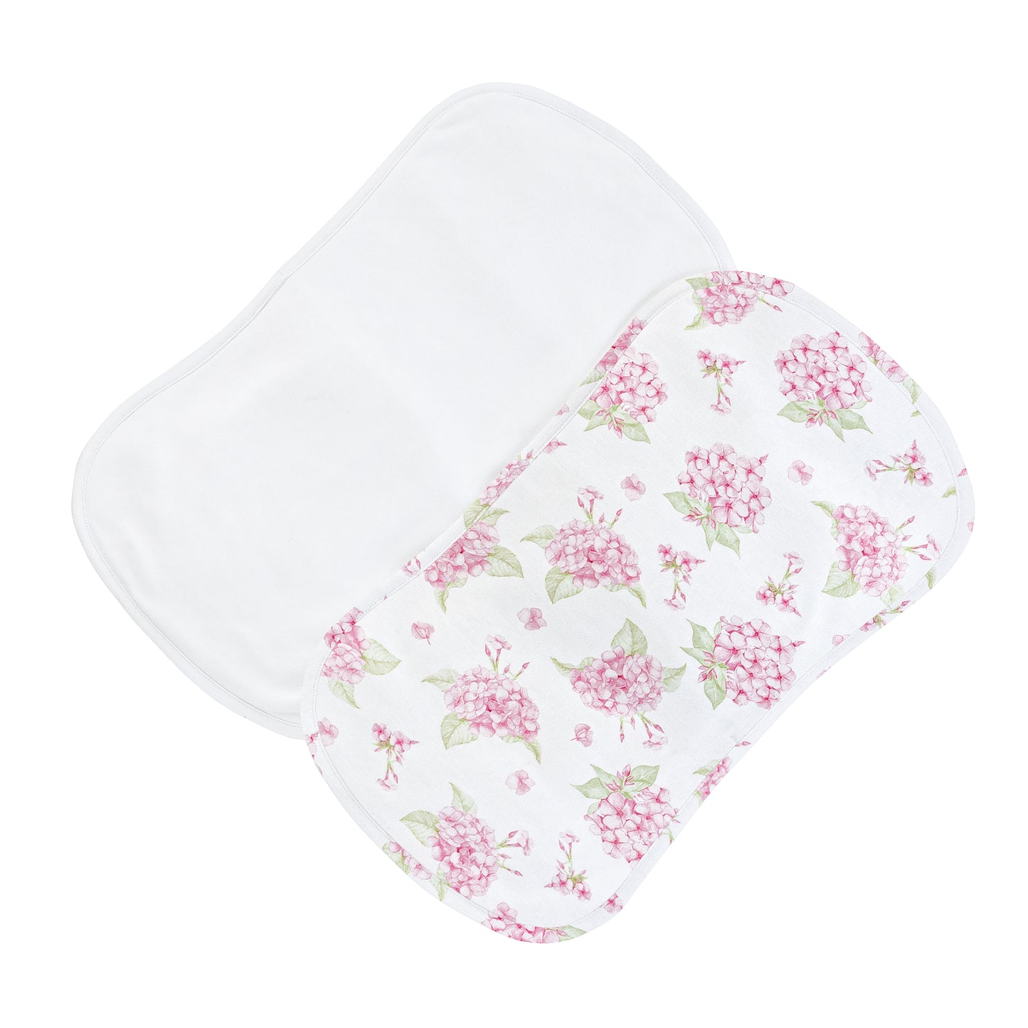 Hydrangeas Bib and Burpcloth Set