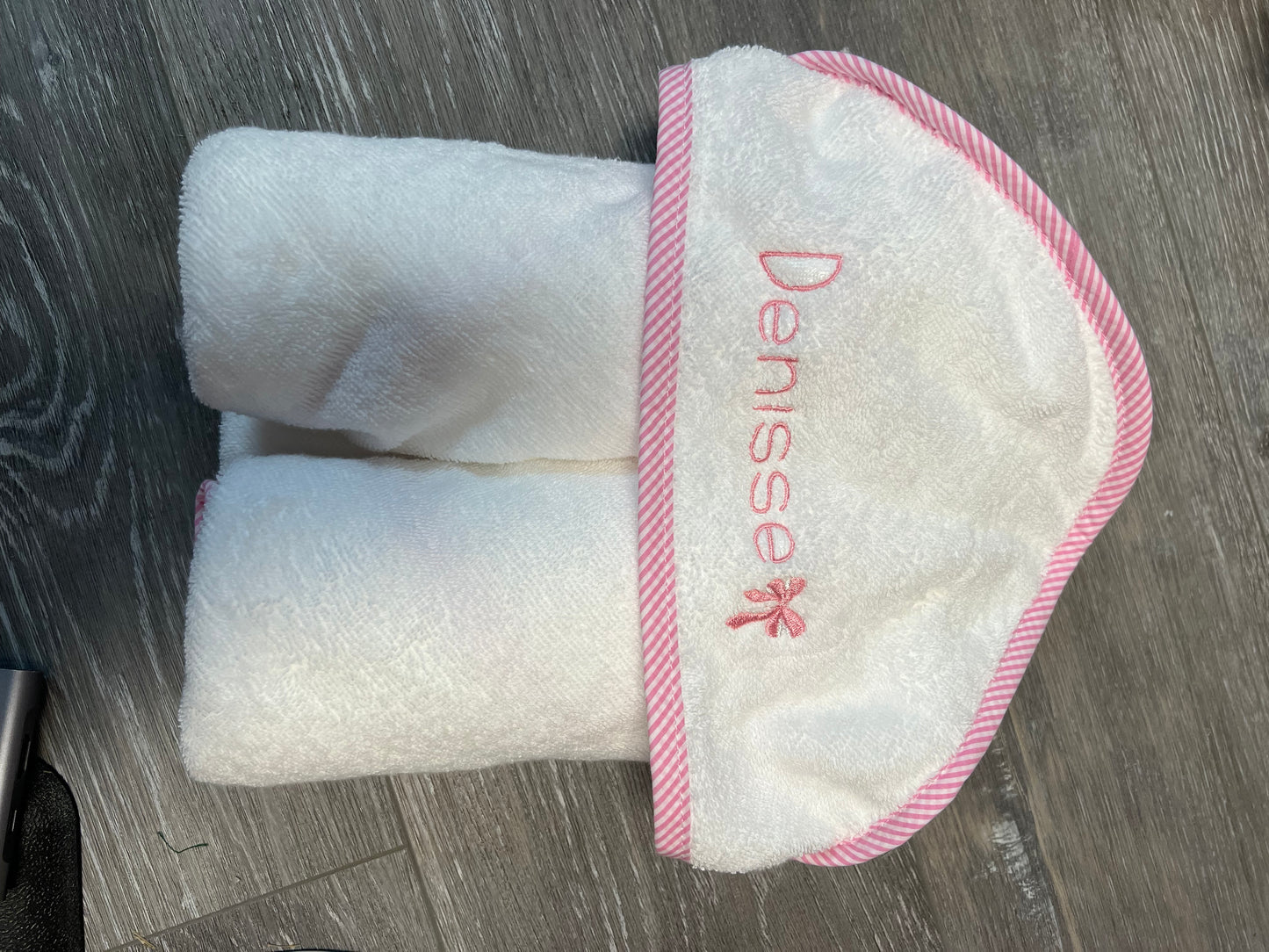 Blue Baby hooded towel