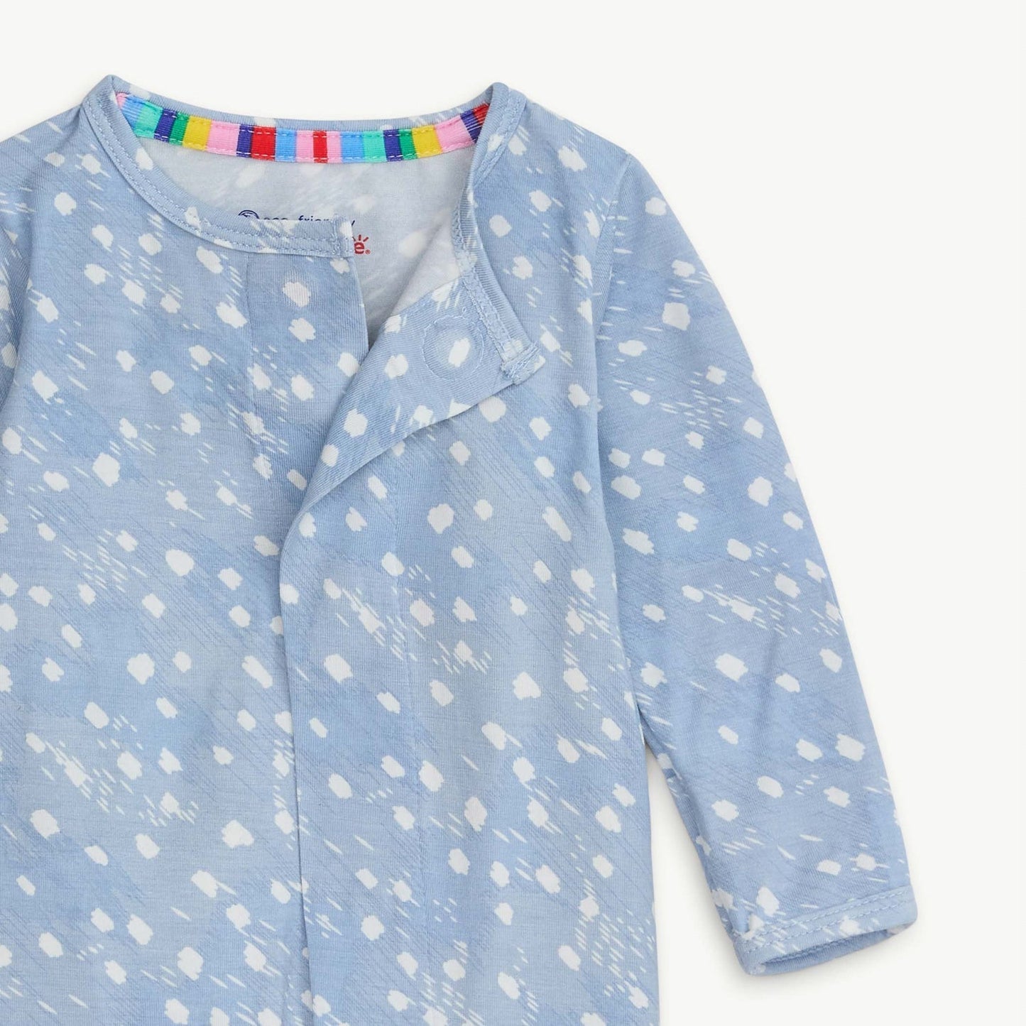 Magnetic Me Blue Doeskin Onesie