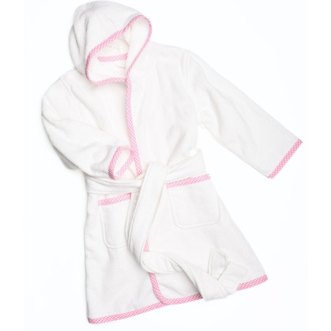Magnolia Pink Trim Terry Robe