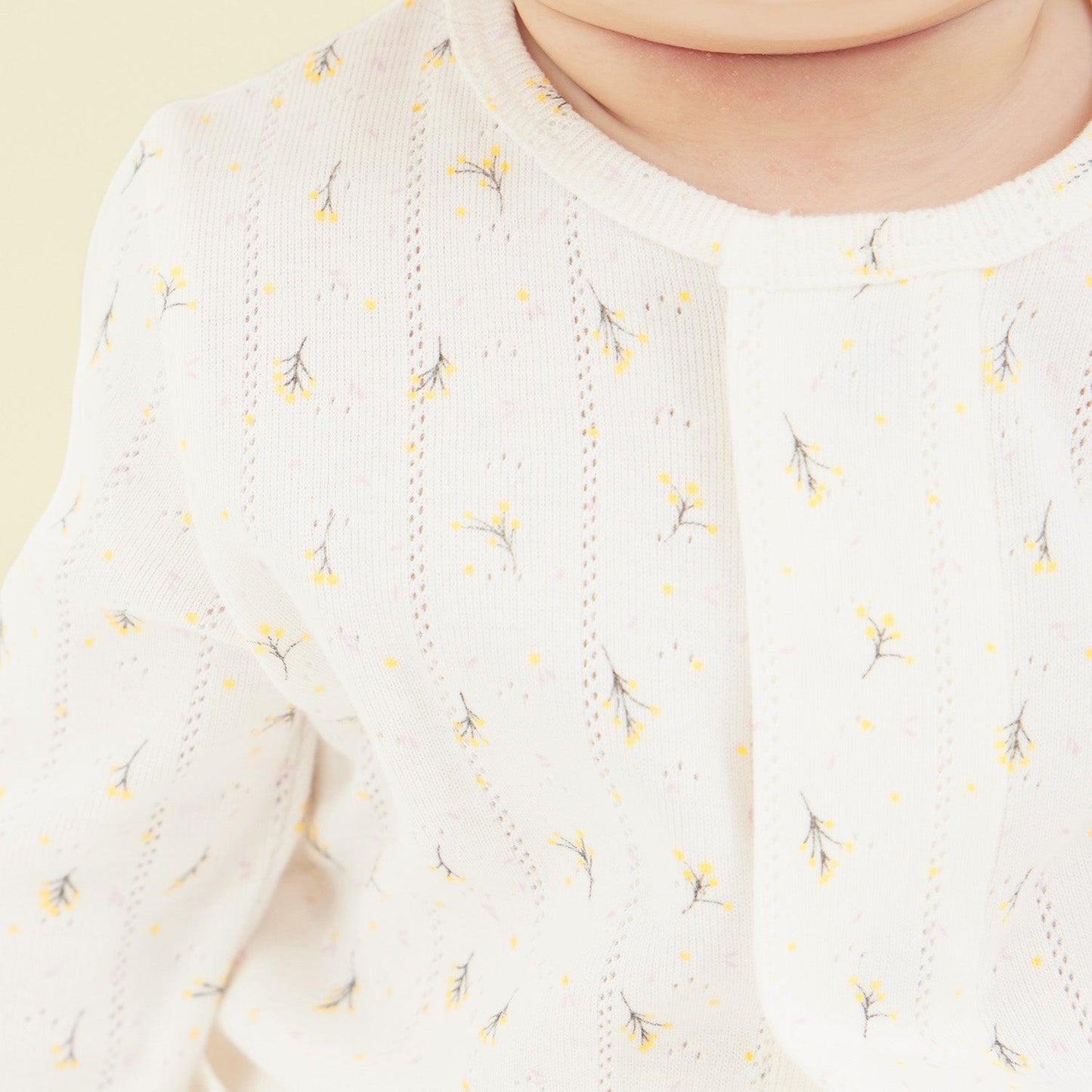 Magnetic Me Floral Pointelle Onesie