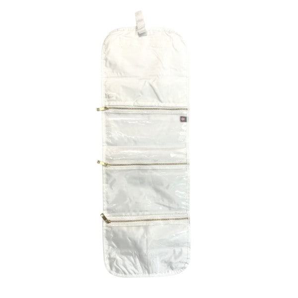 White Seersucker Diaper Bag Organizer