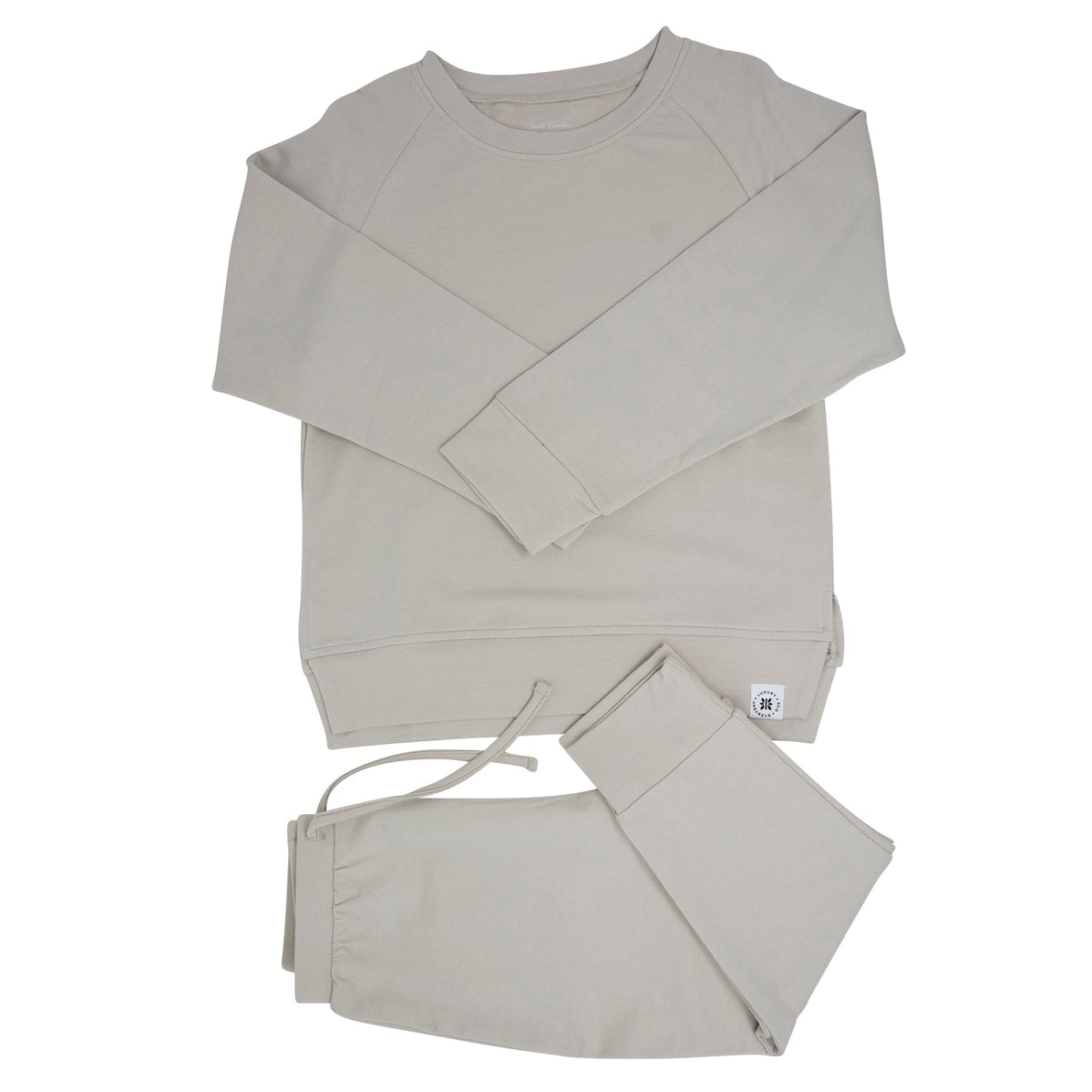 Oatmeal Crew Neck Jogger Set
