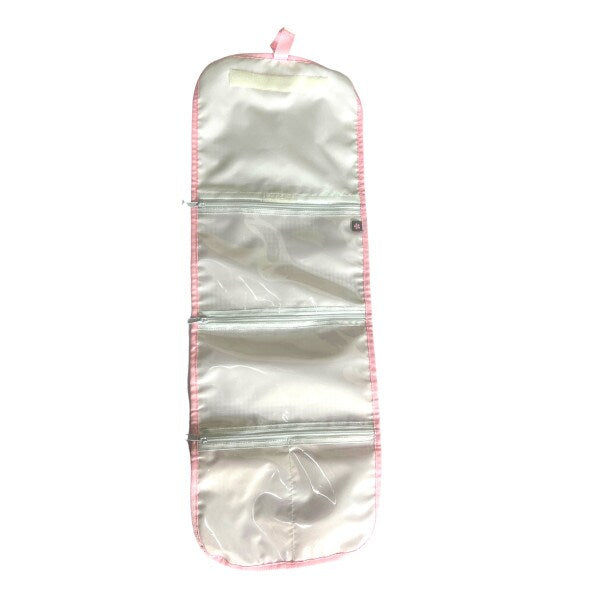 Pink Seersucker Diaper Bag Organizer