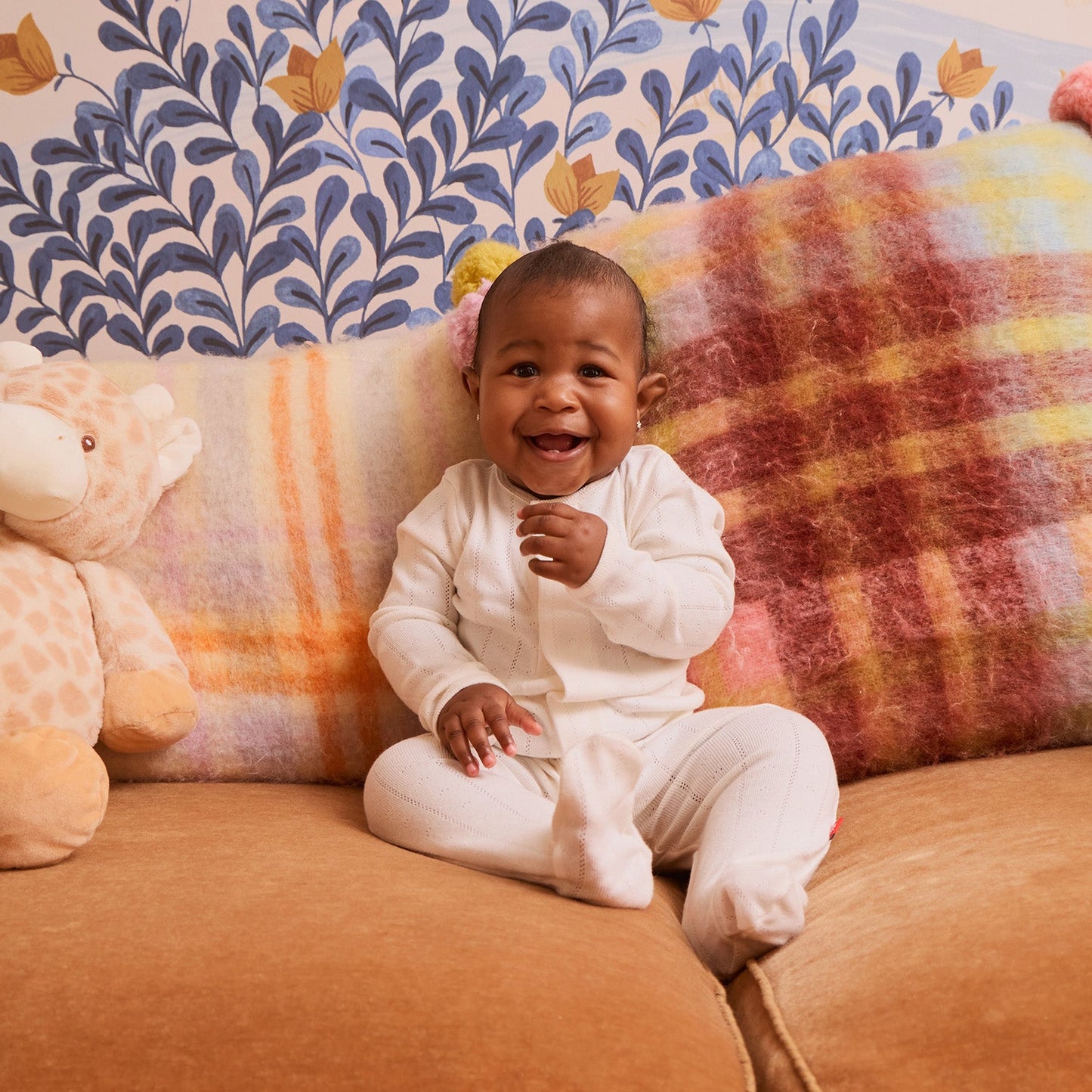 Magnetic Me Tofu Lines Pointelle Onesie
