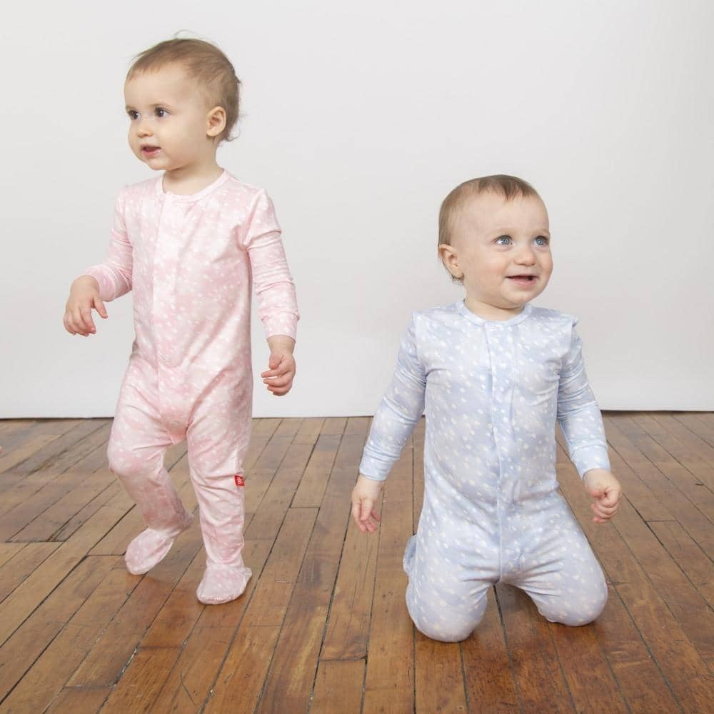 Magnetic Me Pink Doeskin Onesie