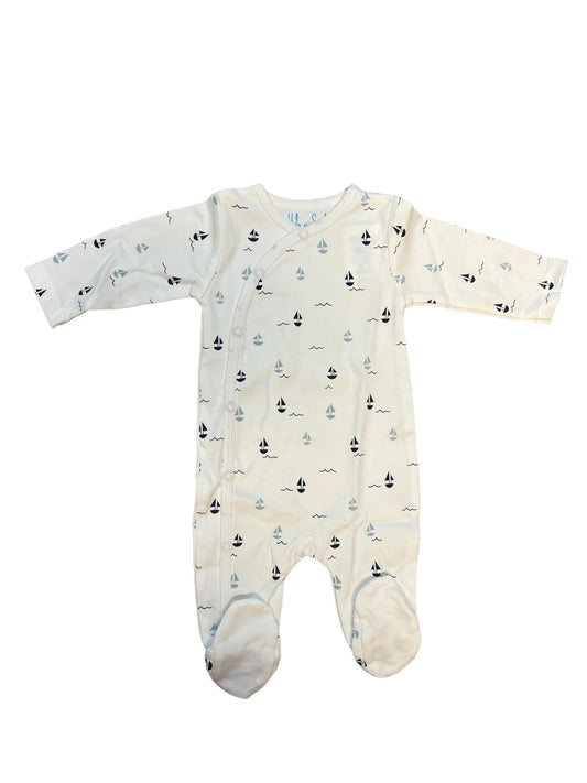 Baby Boys Sailboat Onesie