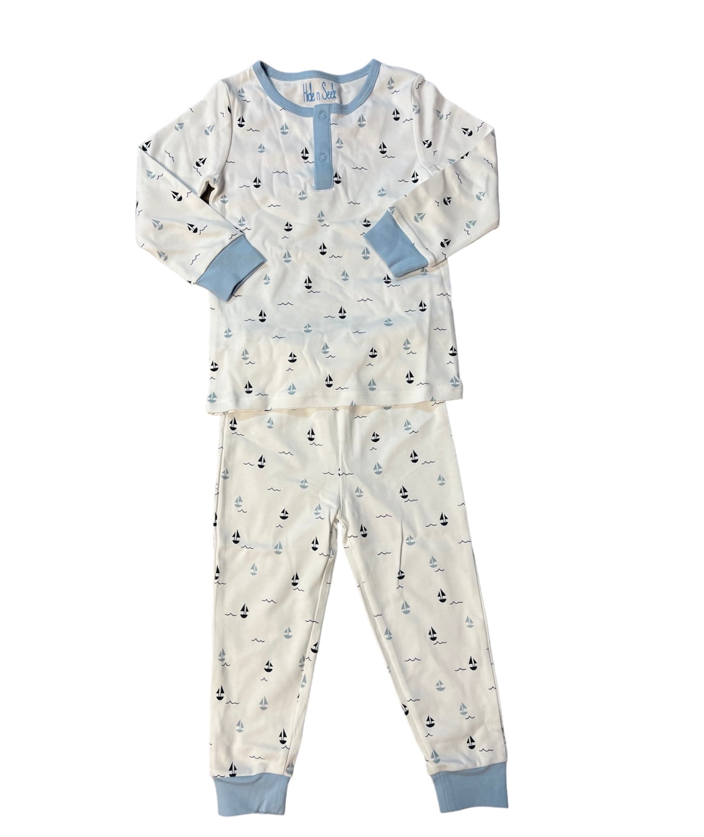 Blue Sailboats Pajamas