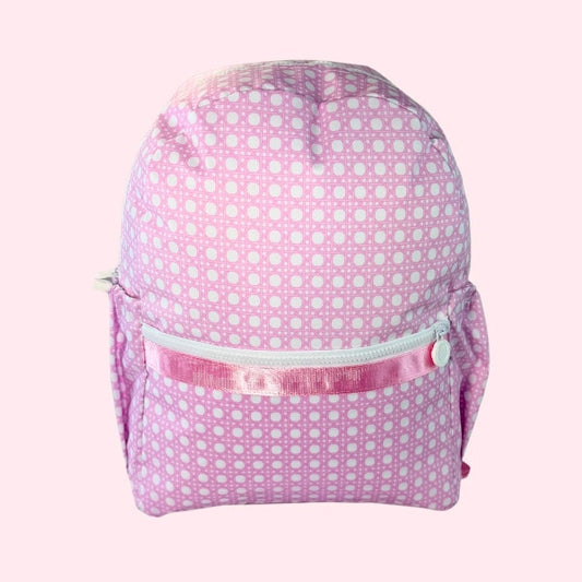 Pink Bungalow Glossy Backpack