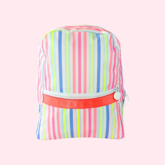Neon Stripe Mini Backpack