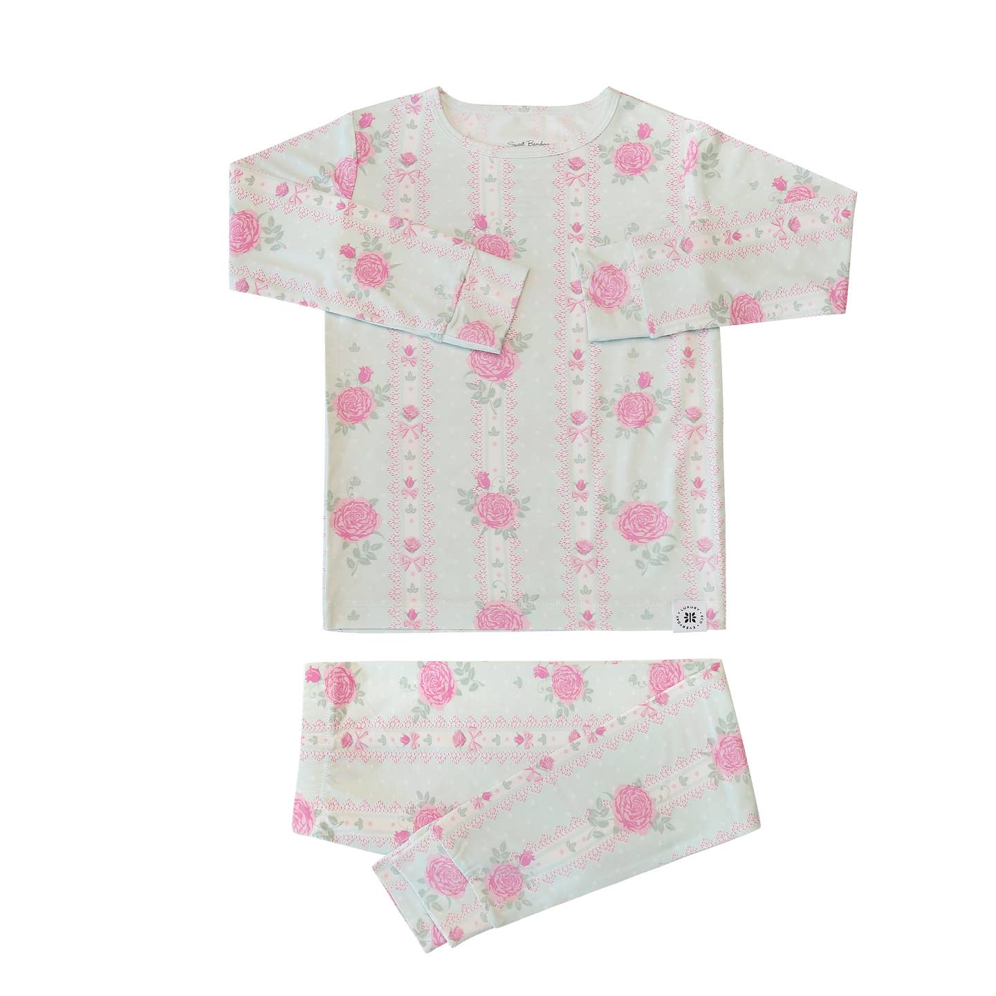 Sweet Bamboo Rose and Lace Pajamas