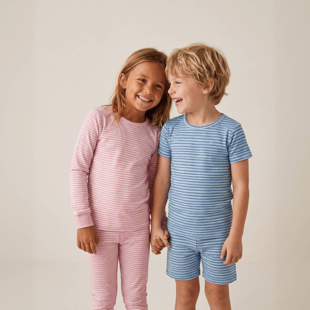 Sweet Bamboo Pink Stripe Pajamas