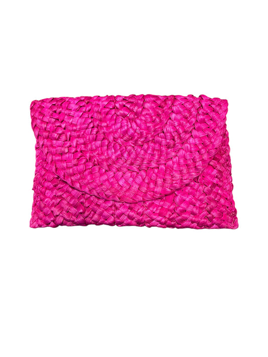 Fuchsia Beach Clutch