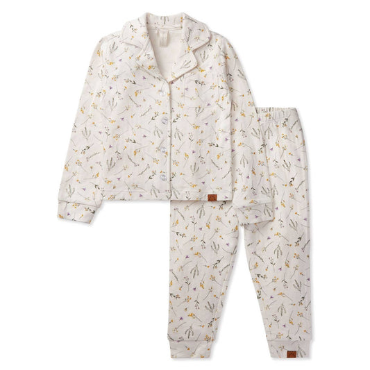 Pretty Petals Pointelle Button Down Pajama