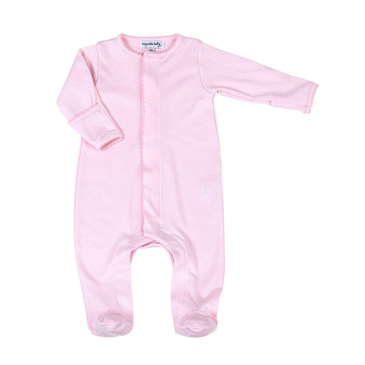 Magnolia Solid Baby Pink Onesie