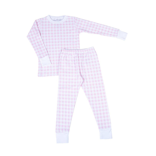 Magnolia Baby Checks Gingham Pajamas