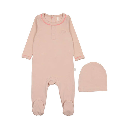 Pink Grandpa Onesie and Hat