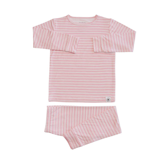 Sweet Bamboo Pink Stripe Pajamas