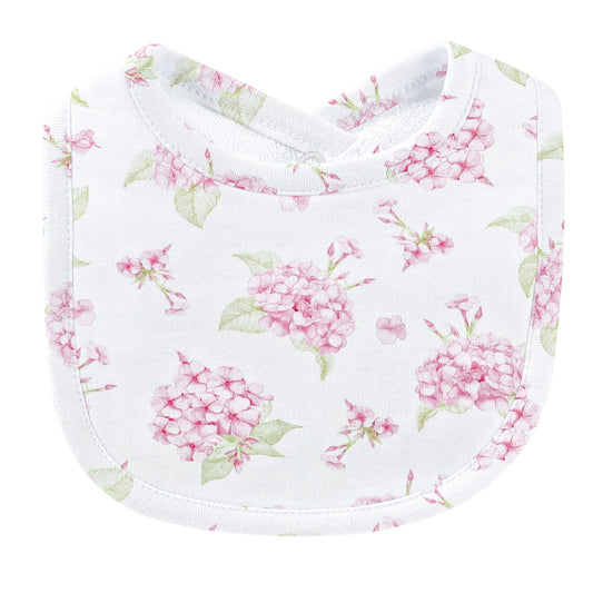Hydrangeas Bib and Burpcloth Set
