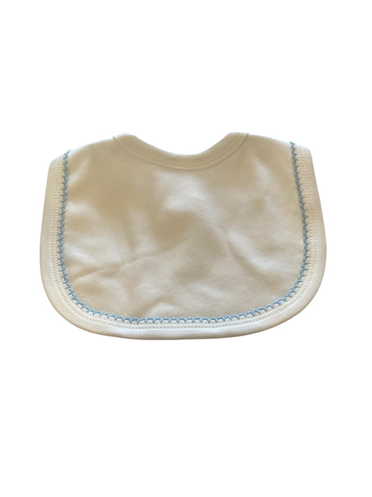 Blue Bib with White Trim