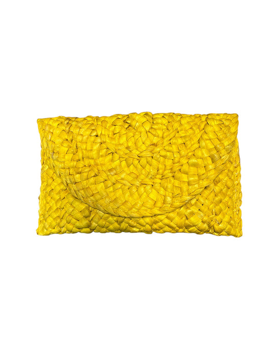 Yellow Beach Clutch