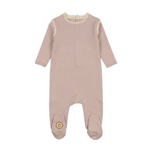 Elegant Trim Rose Smoke Onesie