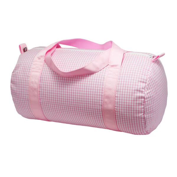 Pink Gingham Duffel