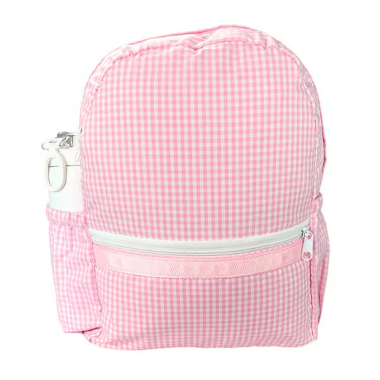 Pink Gingham Backpack