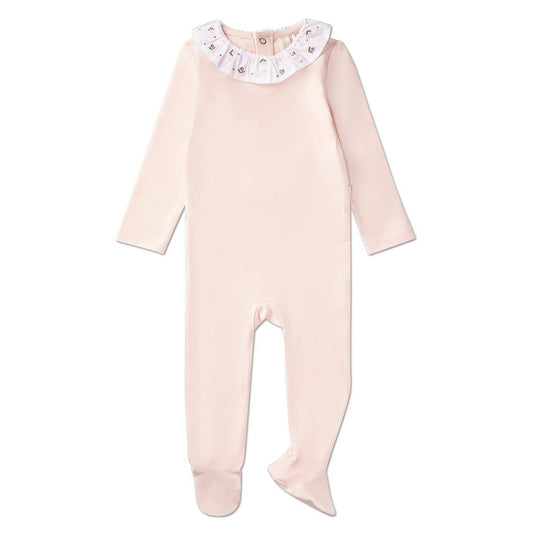 Flower Ruffle Collar Onesie