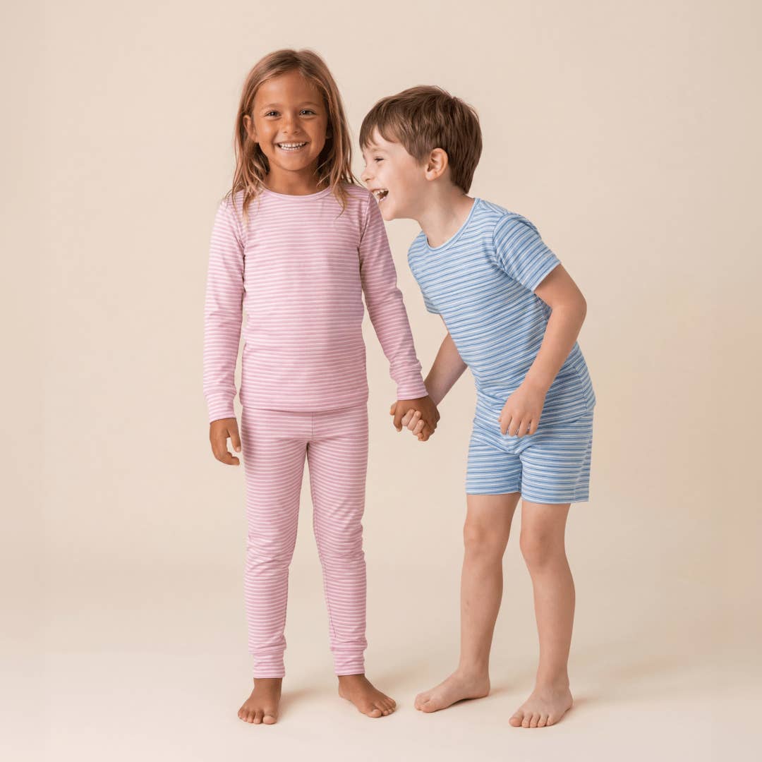 Sweet Bamboo Pink Stripe Pajamas