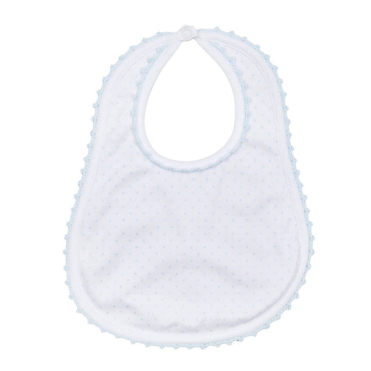 Magnolia Little Love Blue Bib Burp cloth Set