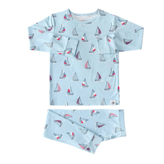 Sweet Bamboo Out To Sea Pajamas