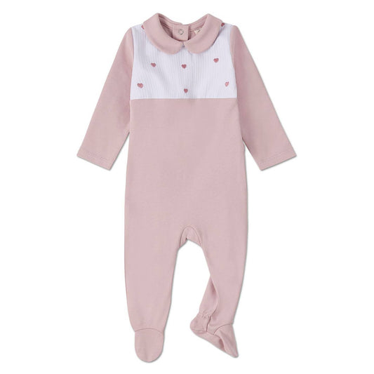 Petite Hearts Embroidered Onesie