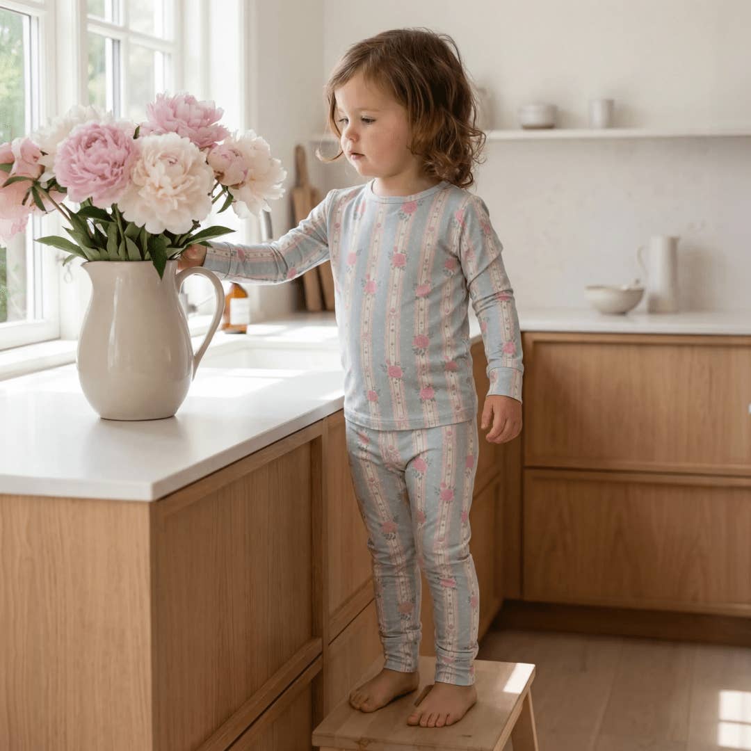 Sweet Bamboo Rose and Lace Pajamas