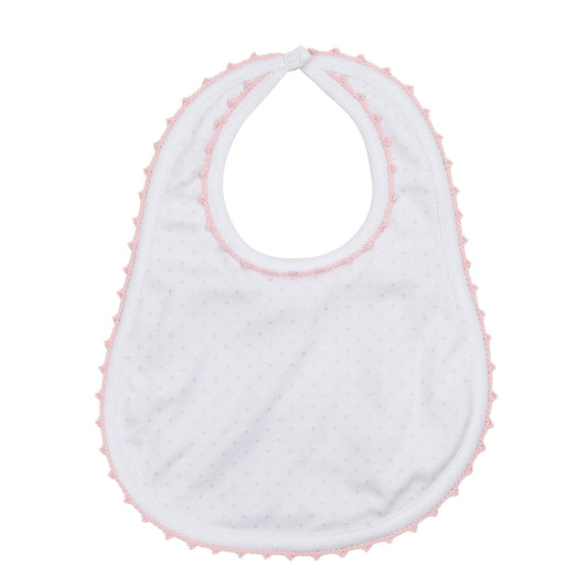Magnolia Little Love Pink Bib Burp cloth Set
