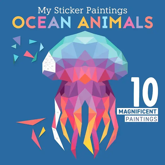 Ocean Animals Sticker by number book