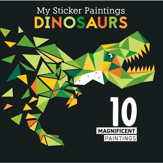 Dinosaurs Sticker by number book