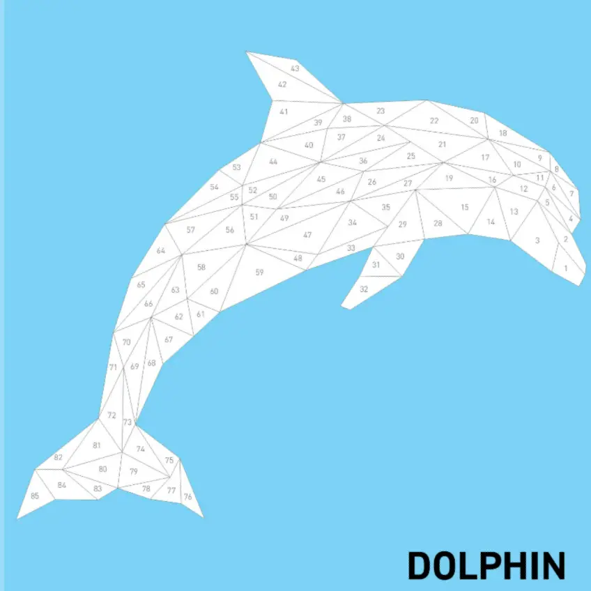 Ocean Animals Sticker by number book
