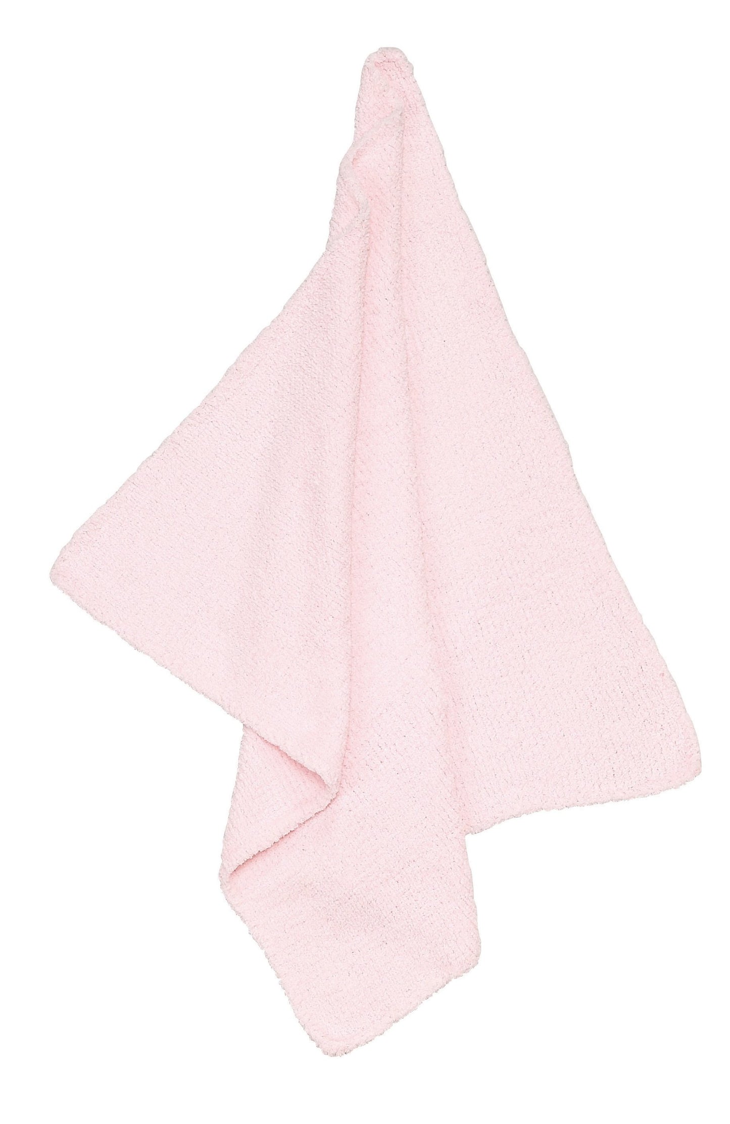 Angel Dear Solid Pink Chenille Blanket