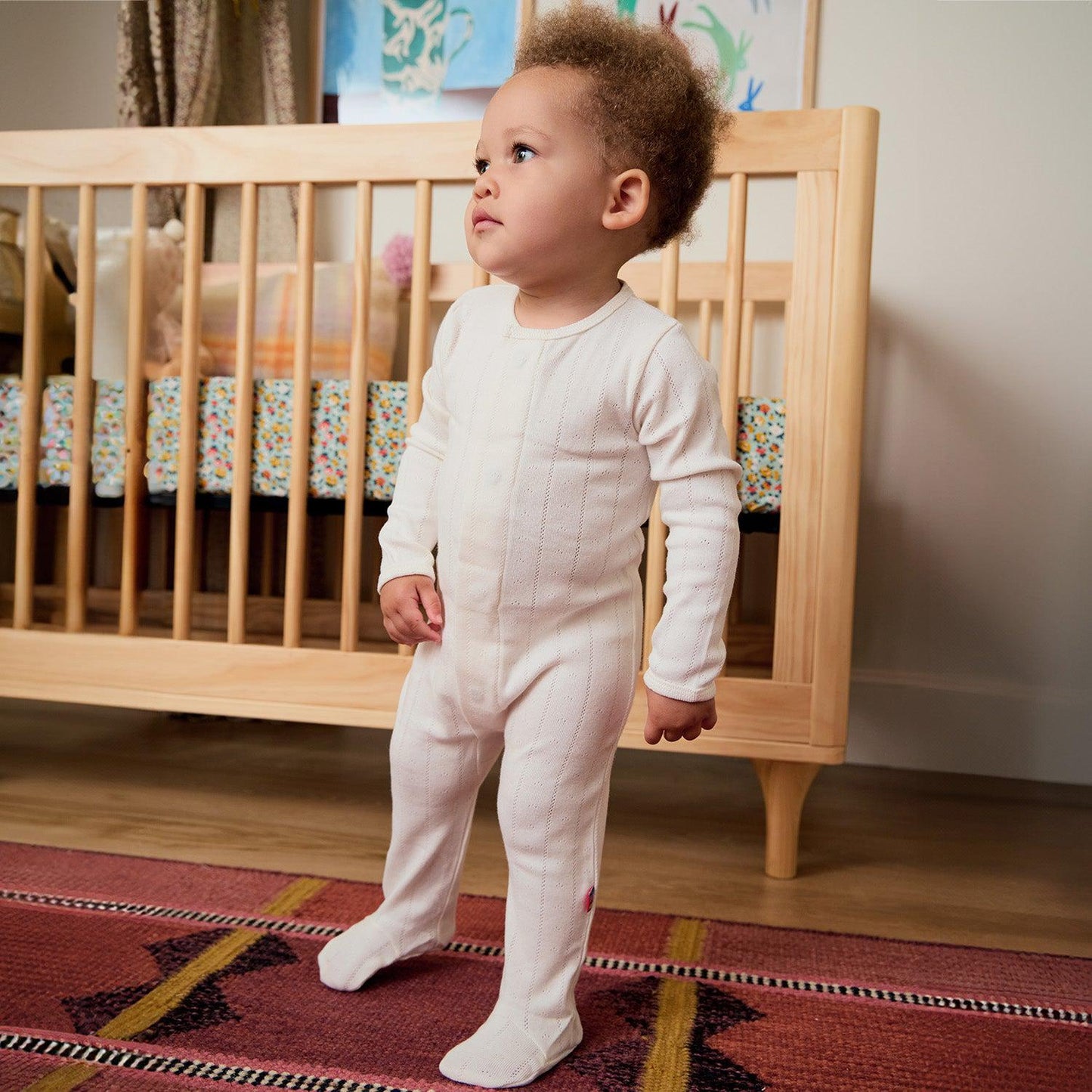 Magnetic Me Tofu Lines Pointelle Onesie