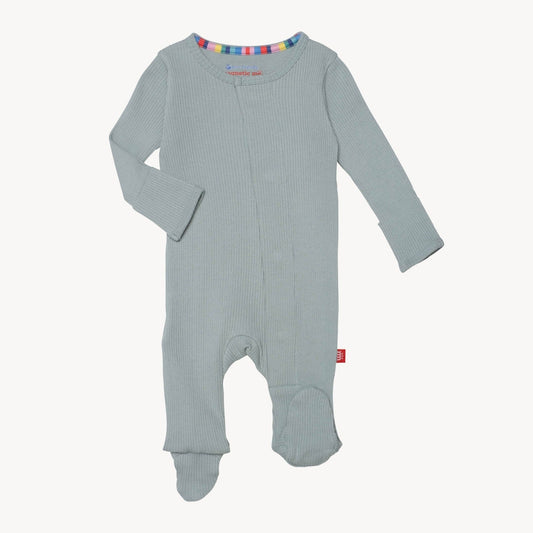 Magnetic Me Mist Ribbed Onesie